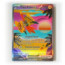 Pokemon - Tapu Koko ex - 247/182 - SV Paradox Rift - Special Illustration Rare - Image 1