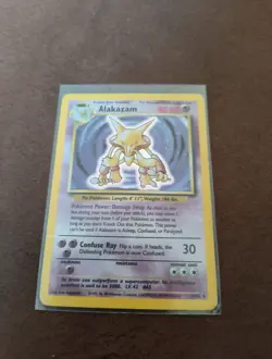 Pokemon TCG Alakazam Base Set 1/102 Holo 1999-2000 Wizards Base Set Copyright... - Image 1
