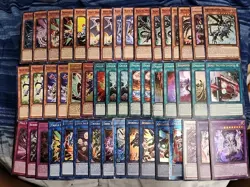 Yugioh 48 Card Rokket Bystial Deck Core Dragon Boot Sector Ravine Red Eyes - Image 1