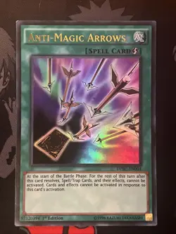 Anti-Magic Arrows DPBC-EN004 1st Edition Ultra Rare LP - Image 2