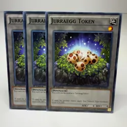 3x Yugioh Token: Jurraegg SR04-ENTKN Common - LP-NM 💎 - Image 1