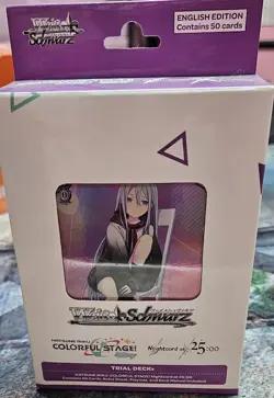 Weiss Schwarz Hatsune Miku Colorful Stage - Nightcord at 25:00 Trial Deck SEALED - Image 1