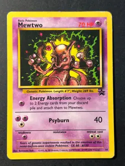 Mewtwo 14 WOTC Black Star Promo - Pokemon Card - Image 1