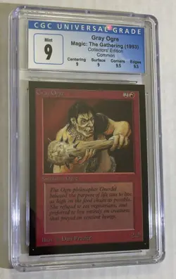 Gray Orge Collectors Edition Common Graded CGC 9 Mint MTG Magic the Gathering - Image 1