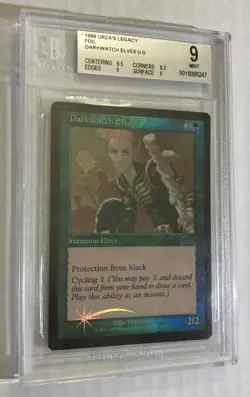 Darkwatch Elves Urzas Legacy Rare Foil Graded BGS 9 Mint MTG Magic the Gathering - Image 1