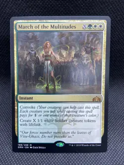 March of the Multitudes - Guilds of Ravenica - MTG - Image 1