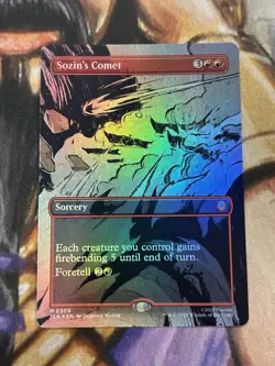 Sozin's Comet (0309) (Borderless) Avatar: The Last Airbender Foil - NM 🔥 - Image 1