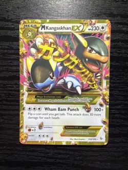 Pokemon TCG M Kangaskhan EX Mega Flashfire Secret Rare Holo 109/106 Card - Image 1