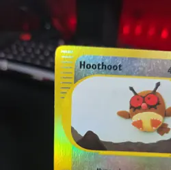 Hoothoot 65/144 Reverse Holo Pokemon Card Skyridge 2003 LP - Image 2