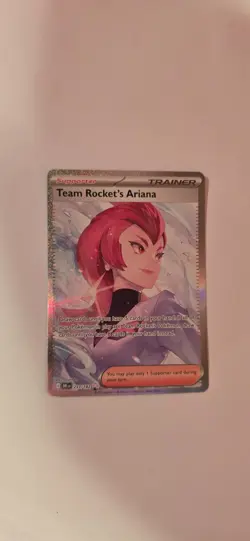 Pokemon TCG Rocket's Ariana 237/182 Destined Rivals Special Illustration Rare - Image 1