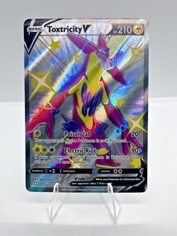 Toxtricity V Ultra Rare SV112/SV122 Shining Fates Shiny Vault Pokemon TCG - Image 1