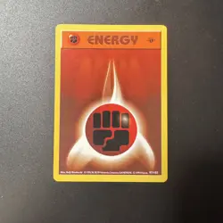 Pokemon 1st Edition Shadowless Base Set fighting Energy 1999 WOTC 97/102 - Image 1