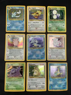 Vintage Pokemon Holo Rare Card Lot - WOTC Era Only Collection - 1999/2000 MP/HP - Image 1