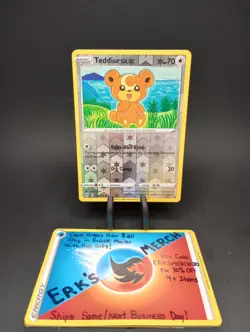 Teddiursa 138/189 Darkness Ablaze NM Reverse Holo Common Pokemon Card - Image 1