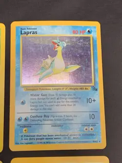 Vintage Holo Rare Pokemon Card Lot Fossil, Base Set, Neo Discovery/Genesis MP/HP - Image 4