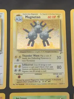 Vintage Holo Rare Pokemon Card Lot - WOTC Era - Base Set 2 - MP/HP - Sycther - Image 3