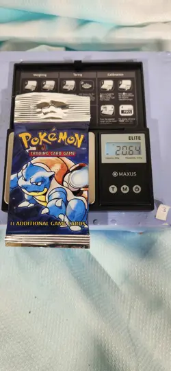 1999 Wizards of the Coast Pokemon Base Set Blastoise Booster Pack - Image 1