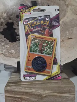 Pokemon Sun And Moon Unified Minds Coin Blister Pack Factory Sealed - Image 1