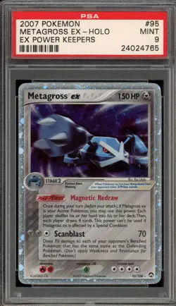 Pokemon Metagross ex EX Power Keepers Holo Ultra Rare #95 PSA 9 Mint - Image 1