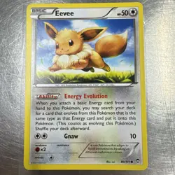 Eevee 80/111 XY - Furious Fists - Non-Holo - Pokemon TCG Card - NM - Image 1