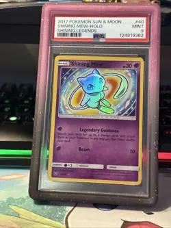 Pokemon TCG Shining Mew Holo Rare Card 40/73 Shining Legends PSA 9 - Image 5