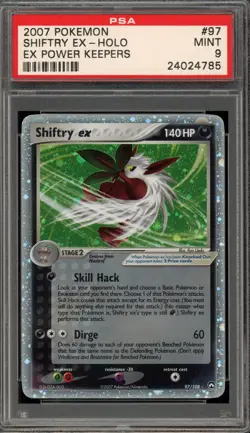 Pokemon Shiftry ex EX Power Keepers Holo Ultra Rare #97 PSA 9 Mint - Image 1