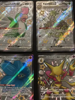 Pokemon TCG: SV Paldean Fates- 4 Card Ex Shiny Full Art Lot - Image 1