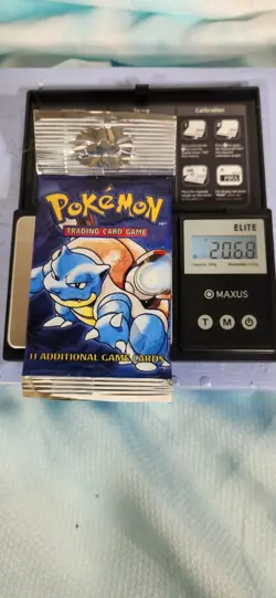 1999 Wizards of the Coast Pokemon Base Set Blastoise Booster Pack - Image 1
