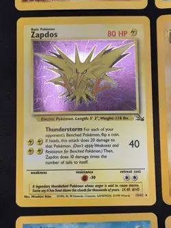 Vintage Holo Rare Pokemon Card Lot WOTC 1999 - Base Set, Jungle, Fossil - MP/HP - Image 5