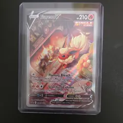 Flareon V Holo SWSH179 SWSH Promo Single Strike 210HP Pokemon TCG Card English - Image 1