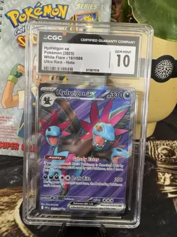 POKEMON Card CGC Grade 10 HYDREIGON EX 161/086 WHITE FLARE ULTRA RARE Not Psa - Image 2