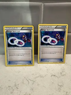 2x GENGAR SPIRIT LINK 95/119- XY Phantom Forces Pokemon Card-Uncommon TRAINER NM - Image 1