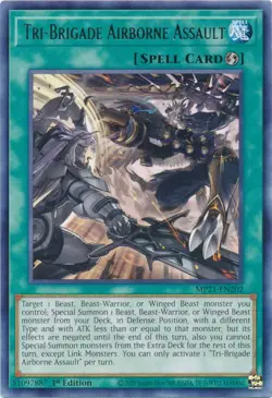 Yugioh - Tri-Brigade Airborne Assault (Rare) (1st Edition) - MP21-EN202 P - Image 1