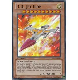 Yugioh - D.D. Jet Iron (Super Rare) (1st Edition) - HA07-EN035 P - Image 1