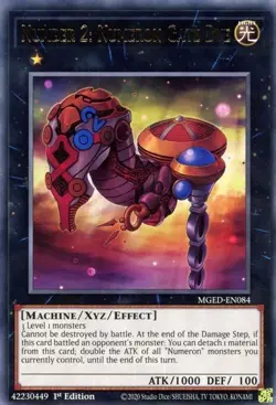 Yugioh - Number 2: Numeron Gate Dve (Rare) (1st Edition) - MGED-EN084 P - Image 1