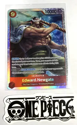 One Piece OP02-004 SR Edward.Newgate - English - TCG - NM/M - Image 1