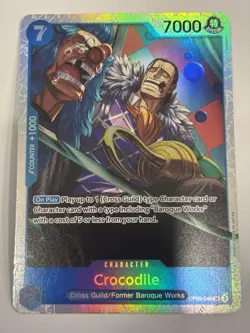 One Piece TCG English OP09-046 Crocodile SR Foil - Image 1