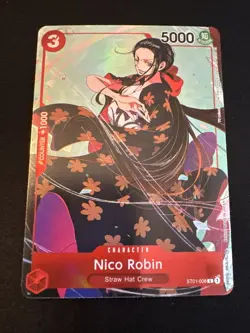 One Piece Nico Robin (Gift Collection 2023) Promo ST01-008 (OP-PR) Foil NM - Image 1