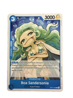 New: One Piece CCG Boa Sandersonia OP07-050 500 Years in the Future Common - Image 1