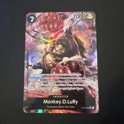 OP04-090 Monkey.D.Luffy (Gear 4) Alt Art Character English One Piece TCG NM - Image 1