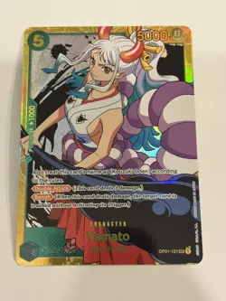 Yamato OP01-121 SEC - One Piece TCG - Near-Mint NM English Foil Secret Rare - Image 1