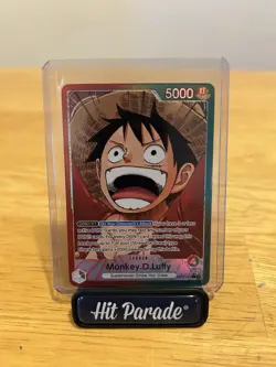 One Piece TCG OP13-001 Alt Art Monkey D Luffy Leader - Image 1
