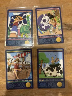 One Piece Visual Adventure Part 1. Non Holo Complete Set of 36 Cards. MINT - Image 2