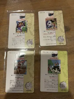 One Piece Visual Adventure Part 1. Non Holo Complete Set of 36 Cards. MINT - Image 3