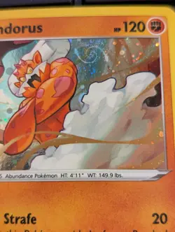 Full HD Galaxy Swirl Pokemon Landorus 148/264 Cosmos Holo Promo Card - Image 2