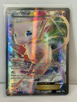 Mew EX XY126 Generations Ultra Rare Textured Full Art Promo Pokemon Card - Image 1