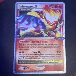 Infernape LV.X DP10 Diamond & Pearl Black Star Promo Holo Pokemon Card - Image 1