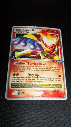 Infernape LV. X DP10 Diamond and Pearl Black Star Promo Pokemon Card LP - Image 4