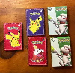 POKEMON McDonalds 2023 Cards NUMBERS 1, 6, 7 with two 8 NEW IN BOXES - Image 1