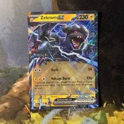 Zekrom ex (Black Bolt 34/86) double rare stamped Pokemon TCG card - Image 1